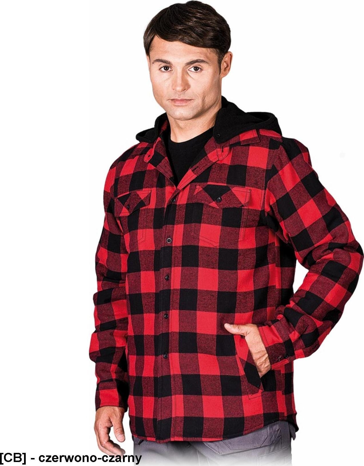 R.E.I.S. KFWINHOOD - koszula ocieplana M