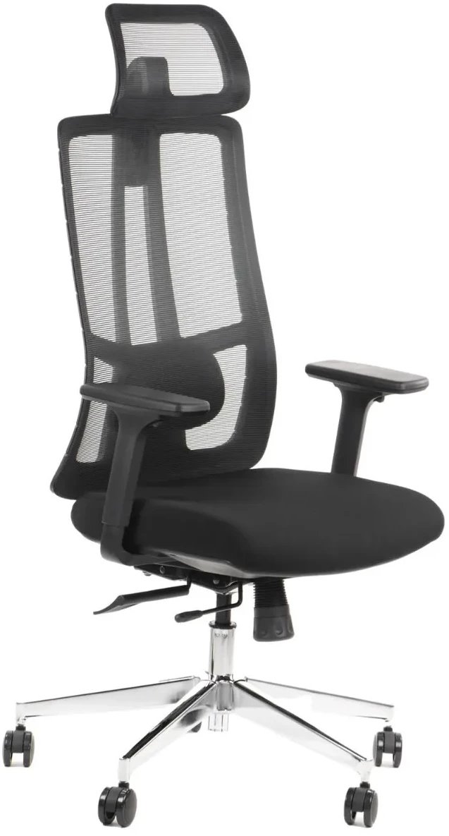 Fotel biurowy AKCENT czarny STEMA