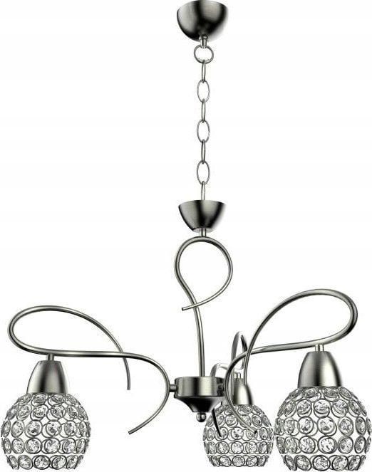 Lampa wisząca KRIS Krislamp Stella KR 375-3PL Lampa wisząca zwis oprawa 3x60W E27 satyna