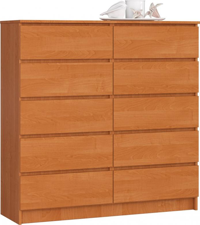 Fabryka Mebli Akord KOMODA K 120 cm 10 SZUFLAD OLCHA