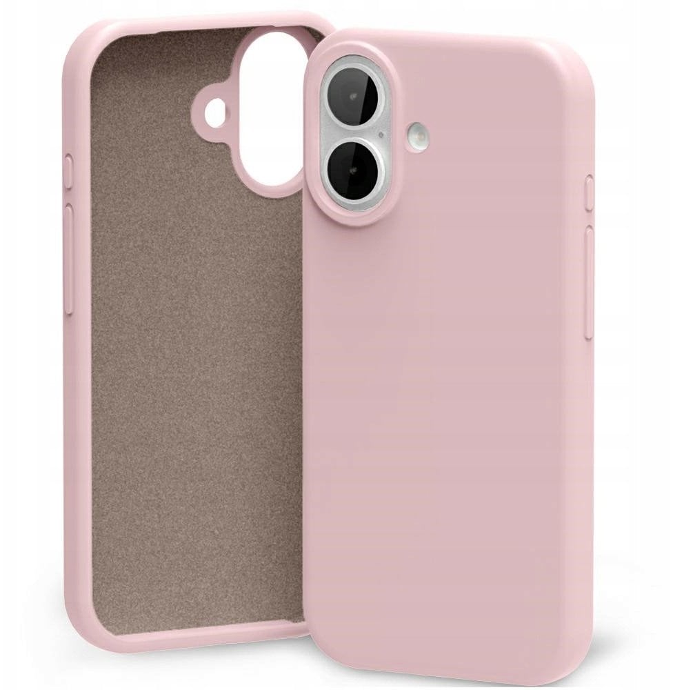Etui Mercury Silicone do iPhone 17 rożowo-piaskowy