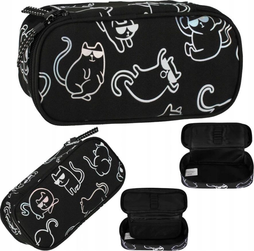 Piórnik Starpak PIORNIK SASZ OWAL 1ZAM KOTKI HOLO STK PB 12/48