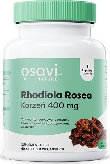 Osavi Osavi - Rhodiola Rosea Korzeń, 400mg, 60 vkaps