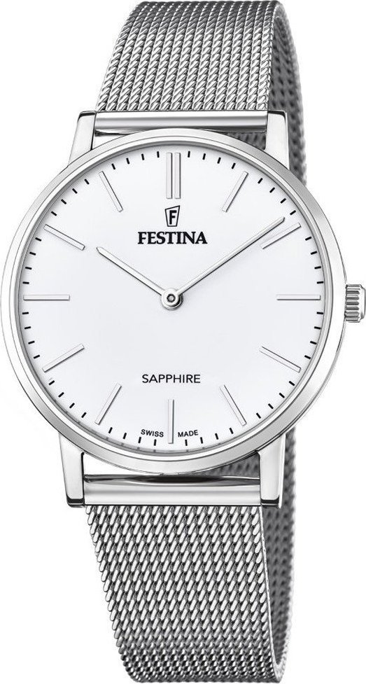 Zegarek Festina Zegarek męski Festina F20014-1 srebrny