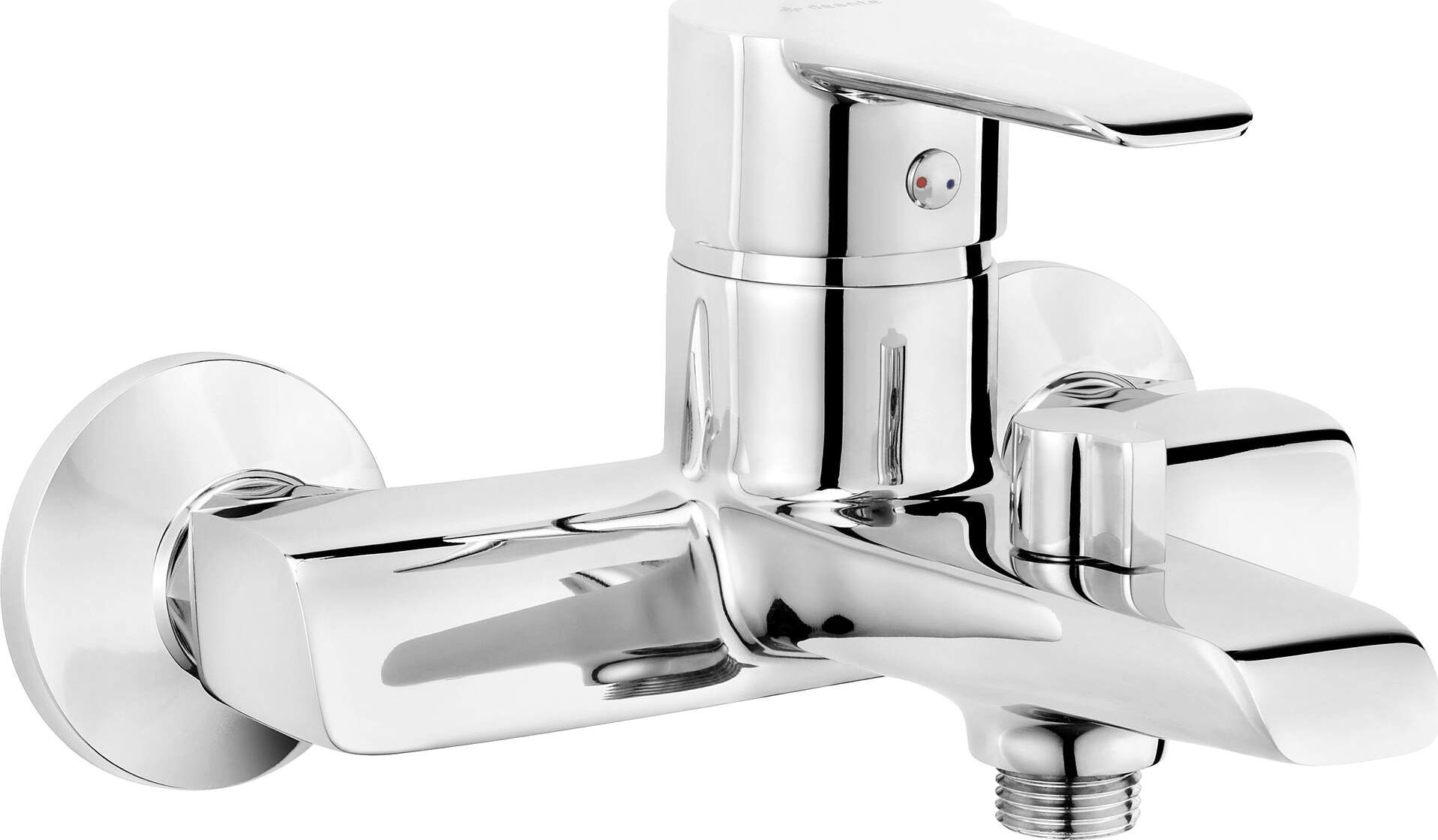 Bateria wannowa Deante Corio ścienne chrom (BFC 010M)