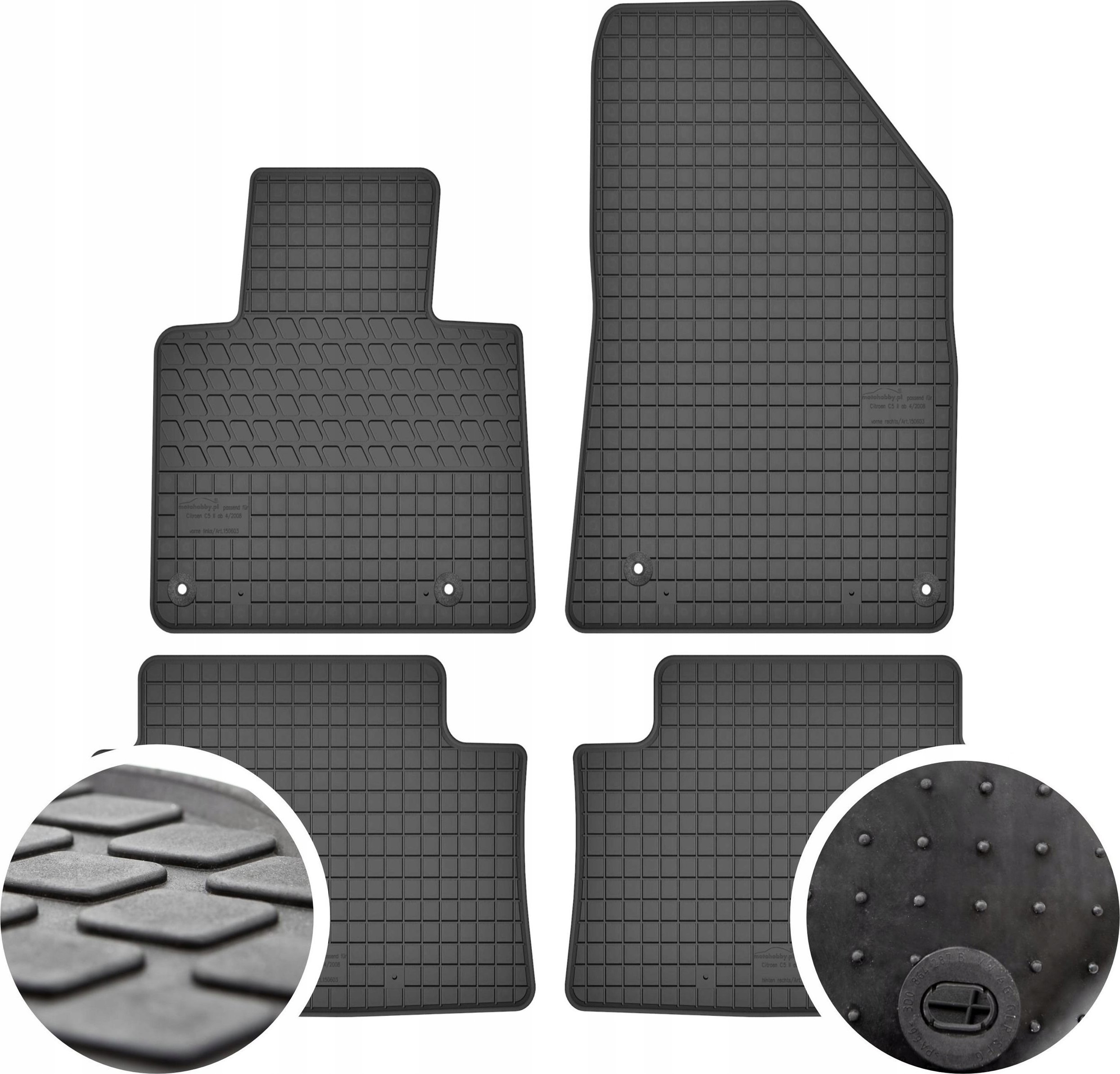 GeyerHosaja Dywaniki gumowe do Citroen C5 II (od 2008)