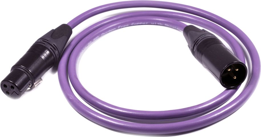 Kabel Melodika XLR - XLR 5m fioletowy