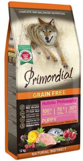 Primordial Primordial Dog Grain Free Puppy Chicken & Sea Fish 12kg