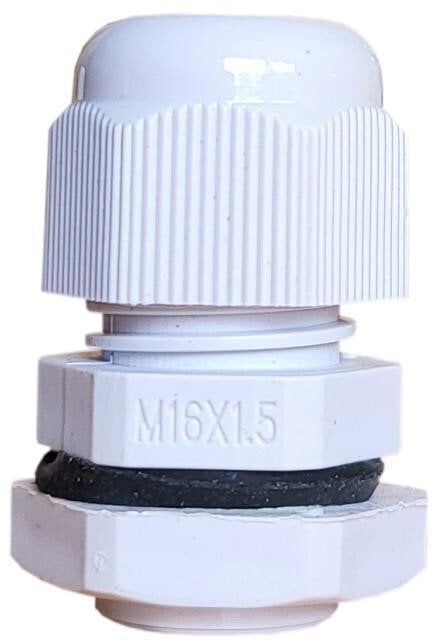 Dławnica kablowa 6-10mm IP67 gwint metryczny jasnoszara M16