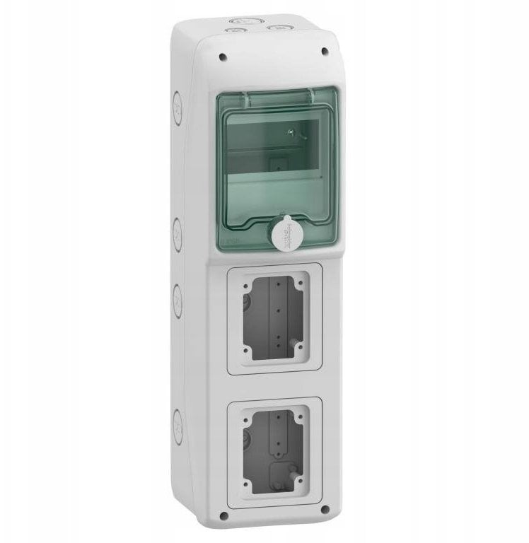 Rozdzielnica 1x5 natynkowa Mureva IP65 do podłączenia gniazd gMRV-1-5-NT-T/2 2 otwory 90x100mm 13178