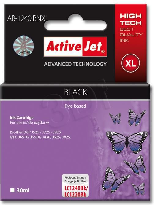 Tusz Activejet tusz AB-1240BNX / LC-1240Bk (black)