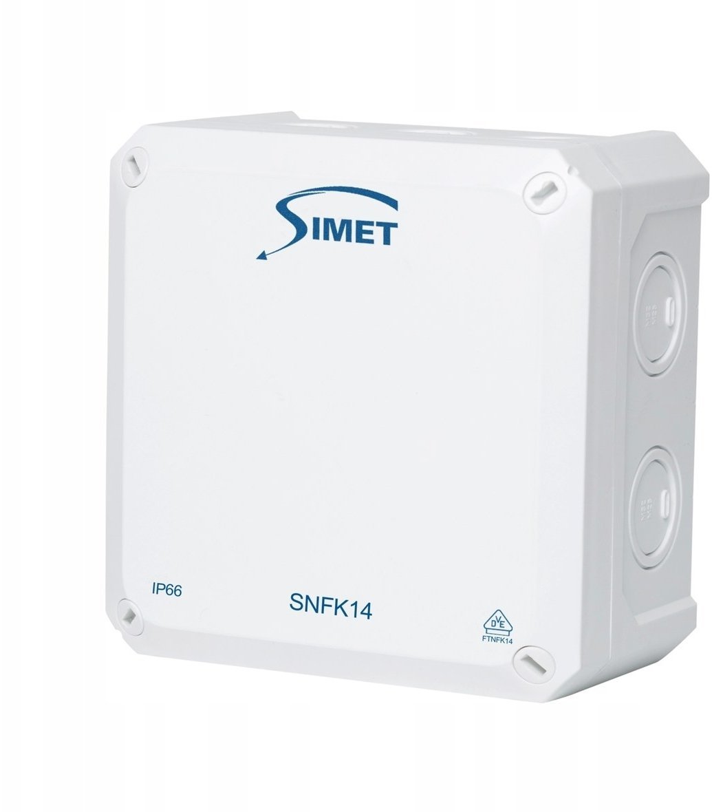 Puszka naścienna 140x140x81mm IP66 biała SNFK14 83170006