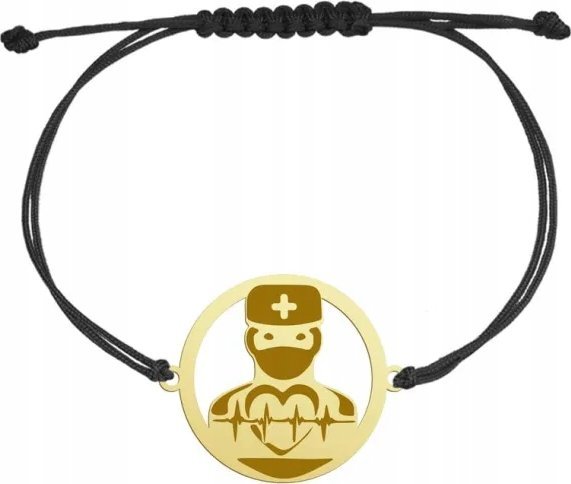 Radziszewska Jewellery Bransoletka Kardiolog Pozłacana GRAWER