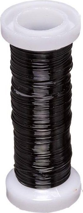 BREWIS Druciki florystyczne czarny 20m