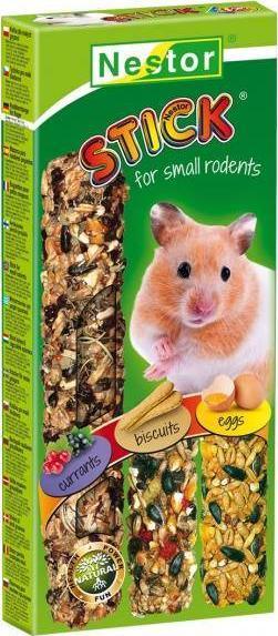 Nestor Nestor Kolba 3 W 1 dla małych gryzoni Porzeczka, Biszkopt, Jajka 175g