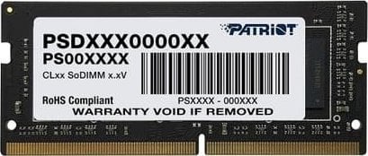 Pamięć do laptopa Patriot Signature, SODIMM, DDR4, 32 GB, 2666 MHz, CL19 (PSD432G26662S)