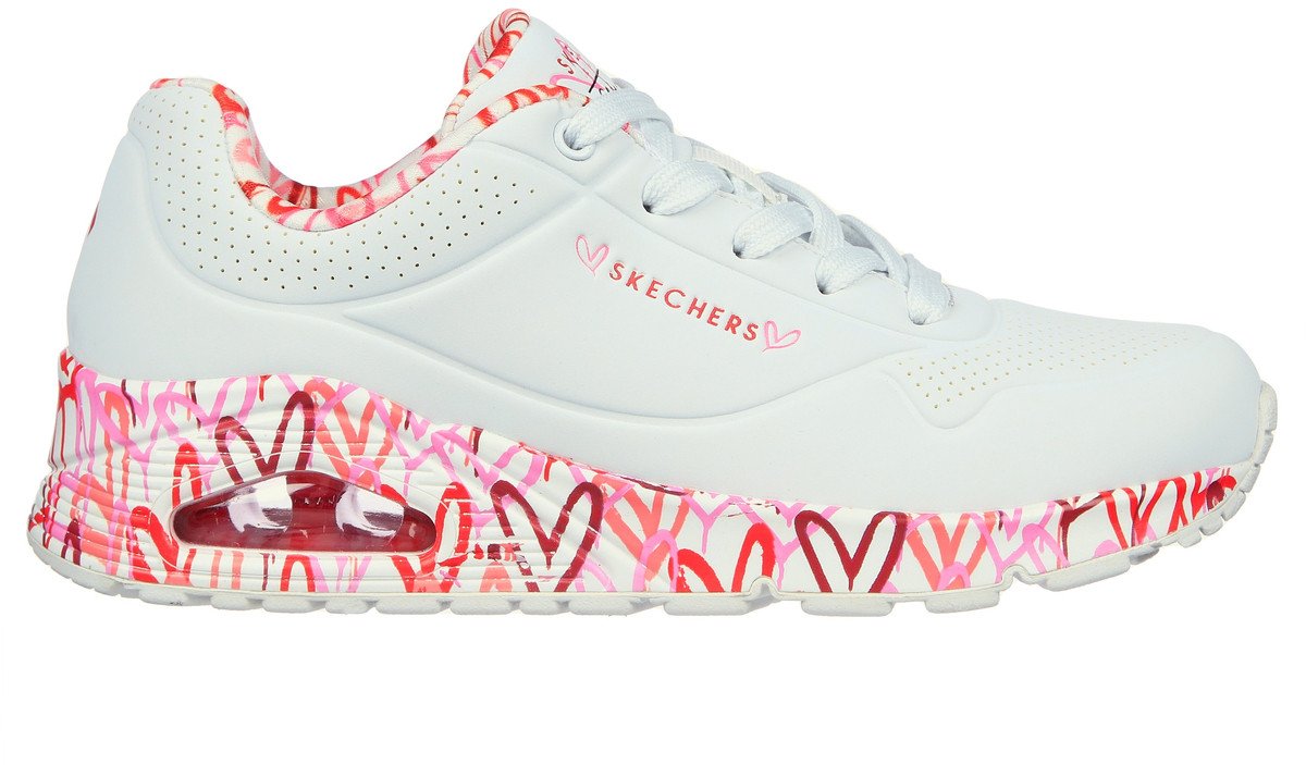 Skechers Skechers Uno-Loving Love 155506-WRPK białe 37,5