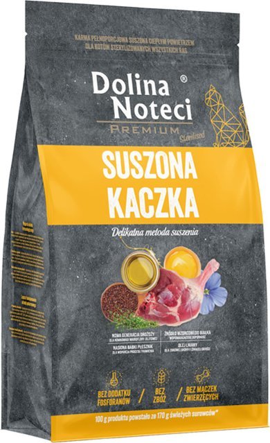Dolina Noteci Premium Karma suszona dla sterylizowanych kotów wszystkich ras kaczka 2 kg