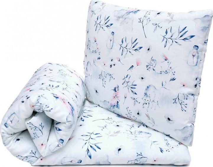 PULP BAMBOO Komplet pościeli z Bawełny Satynowej z wypełnieniem (Baśniowy Sen)