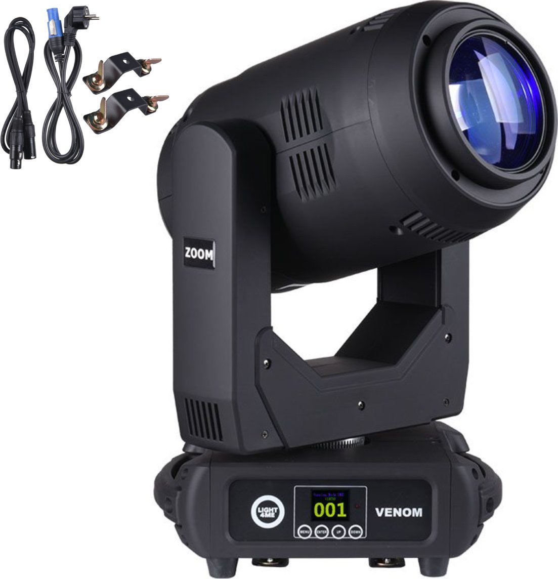 LIGHT4ME LIGHT4ME VENOM ZOOM 350 głowica ruchoma LED beam spot wash
