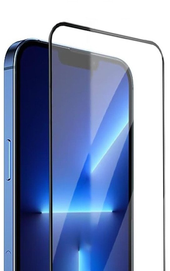 Szkło hartowane FullGlue do Oppo Reno 13 5G, czarna ramka