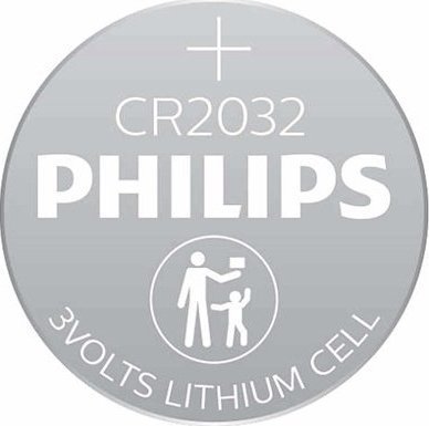 Philips BATERIA LITOWA PHILIPS CR2032 3V DL2032 DO WAGI