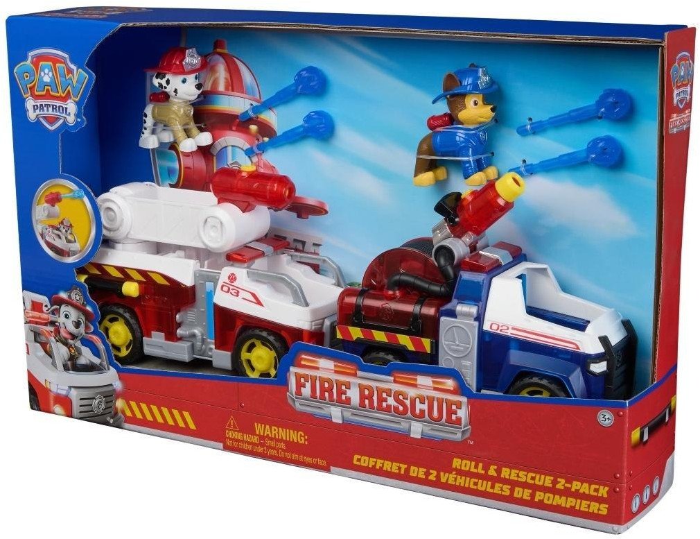 Psi Patrol: Fire Rescue 2-pak pojazdów tematycz