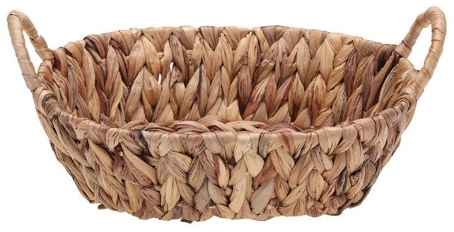 Koszyk z hiacyntu wodnego 30x23cm Ravi owalny