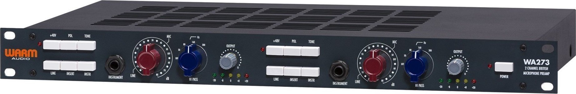 WARM AUDIO WA273 - 2-kanałowy Preamp Mikrofonowy
