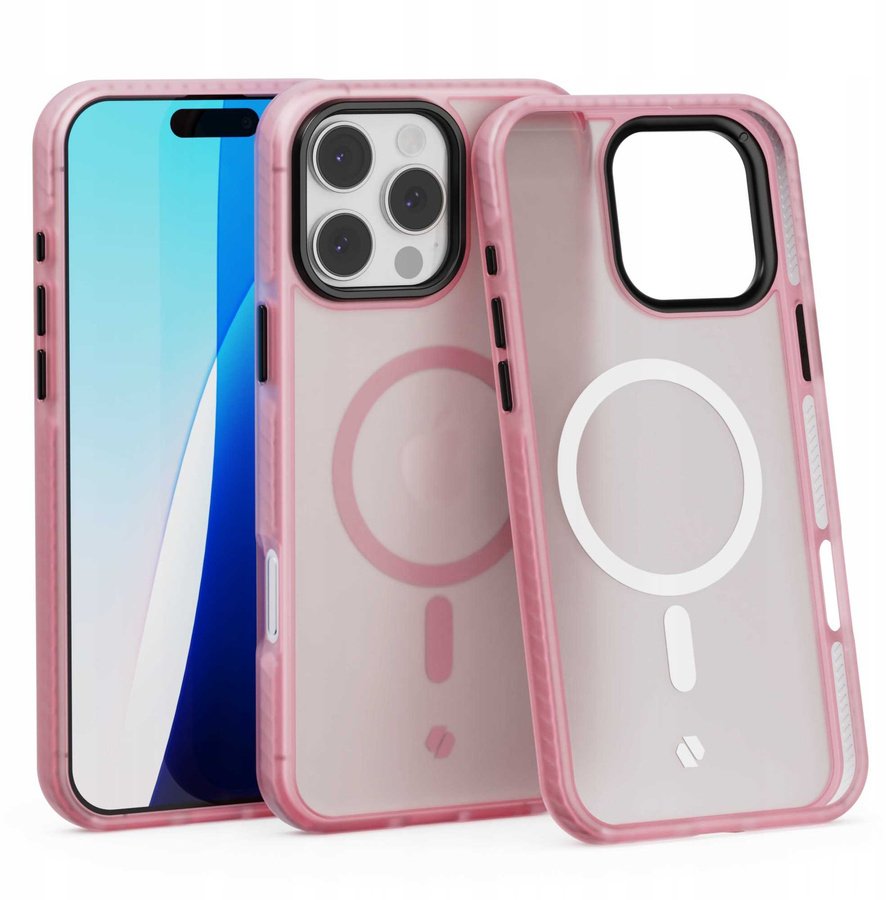Spacecase Hybrid Fusion Mag iPhone 16 Pro Max pink standard
