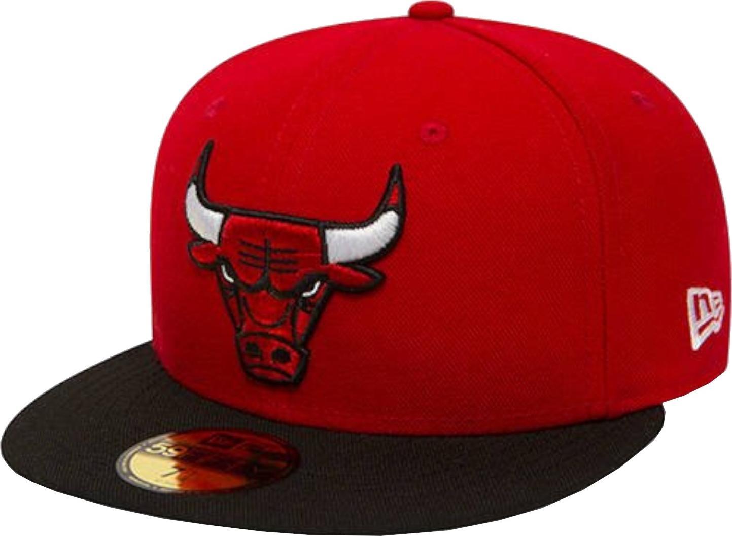 New Era New Era Chicago Bulls NBA Basic Cap 10861624 Czerwone 7 1/4