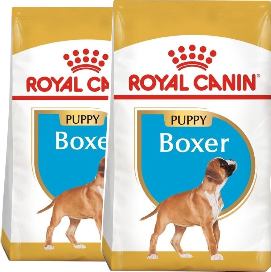 Royal Canin ROYAL CANIN Boxer Puppy 2x12kg karma sucha dla szczeniąt do 15 miesiąca, rasy bokser