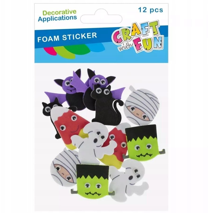 OZDOBA MONSTER EVA SPRZYL MIX OCZY 12SZTPBH12/14