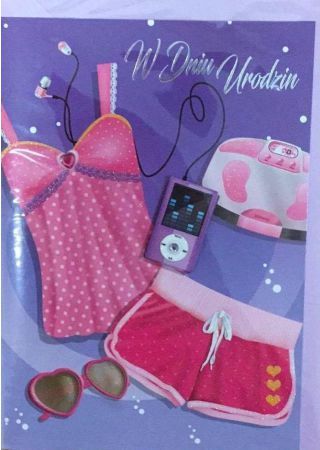 Panorama Karnet urodziny B6 Premium 22 + koperta