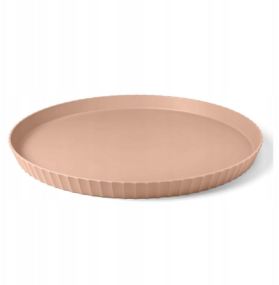 ATENA taca okrągła śr. 40 cm różowa