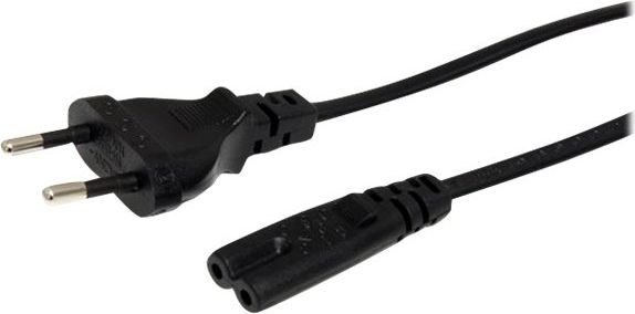 Kabel zasilający StarTech EU - C7, 1m, czarny (PXTNB2SEU1M)