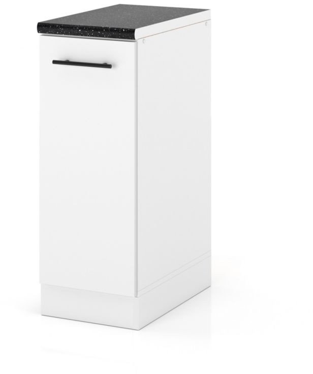 Szafka Kuchenna Stojąca Z Blatem Modułowa 30cm Spremium Biały Mat