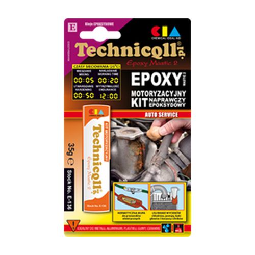 Technicqll Kit naprawczy epoksydowy motoryzacyjny 35g (E-136)