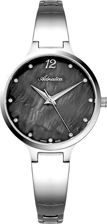 Zegarek Adriatica Zegarek damski Adriatica A3710.5174Q CYRKONIE srebrny