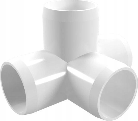 IDMAR Czwórnik kątowy PVC 1/2" (DN15) system klejony - zimna woda - PVCCK015.301