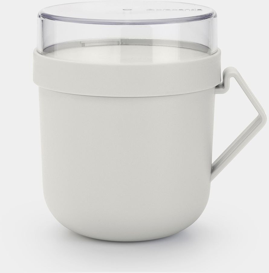 BRABANTIA Make & Take soup can 0.6L light gray 203848