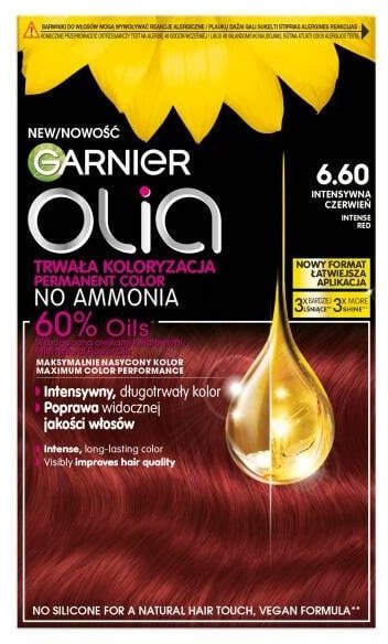 Garnier Olia farba do włosów 6.60 Intensywna Czerwień