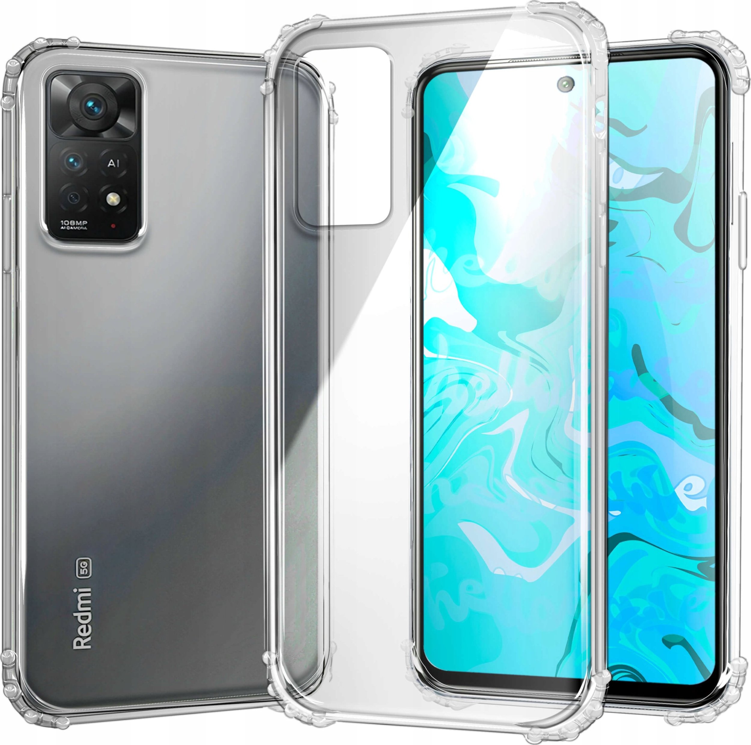Hello Case ETUI PANCERNE DO REDMI NOTE 11 PRO 4G / 5G / 12 Pro 4G | SILIKON GUMOWE