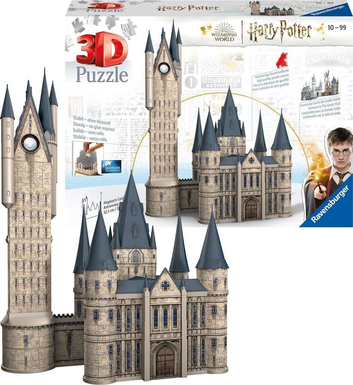 Ravensburger Harry Potter Puzzle 3D Zamek Hogwart, Wieża Astronomiczna 615 elementów