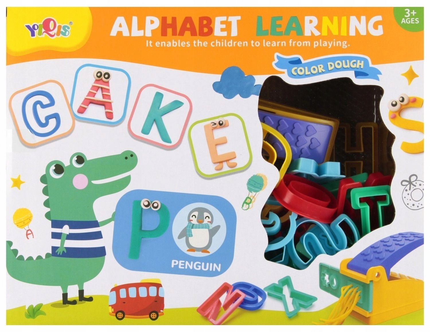 MASA PLASTYCZ LITERKI AKC 28X21X6 MC WB 24/48