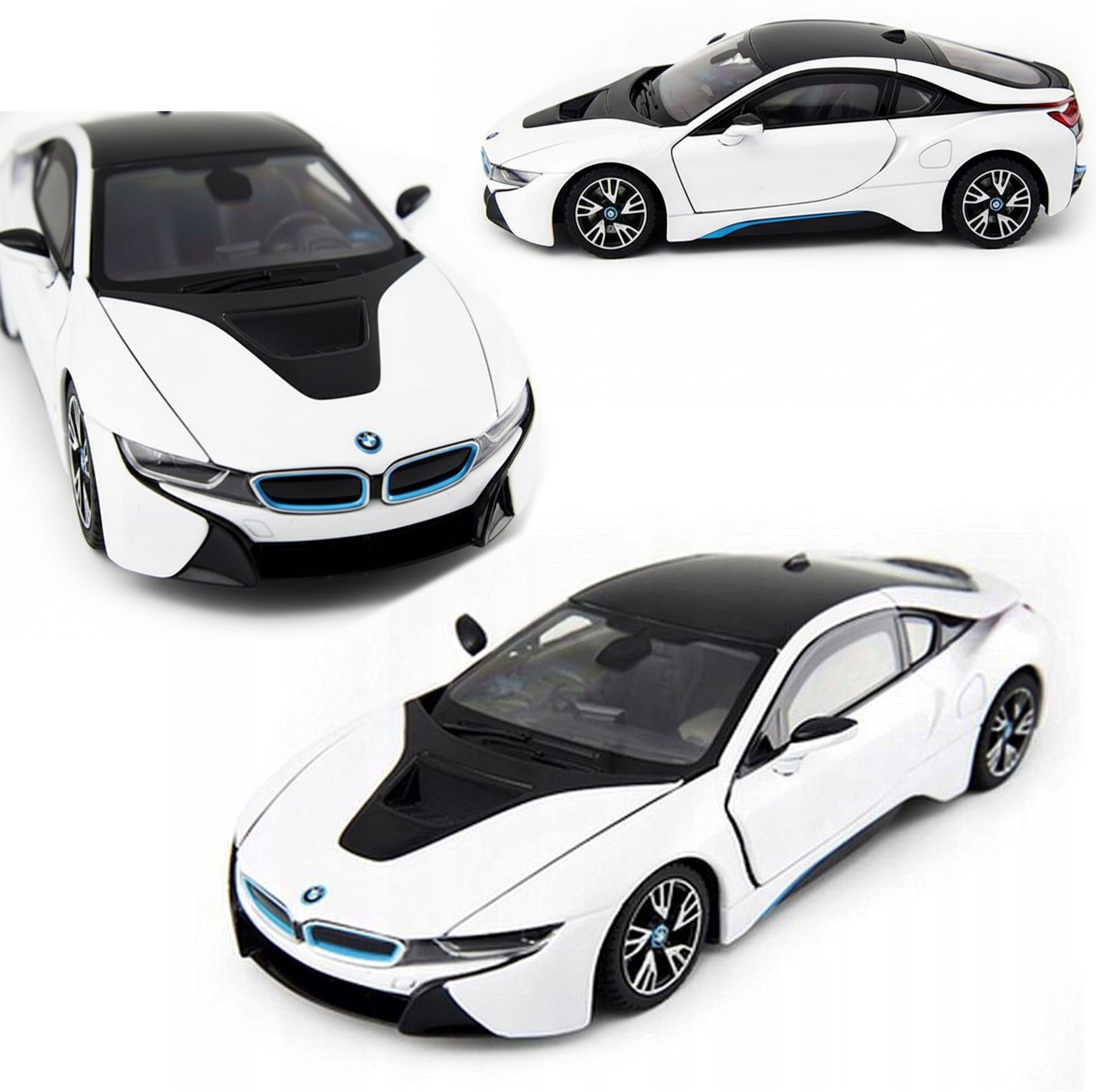 Coil samochód auto kolekcjonerskie metalowe bmw i8 białe
