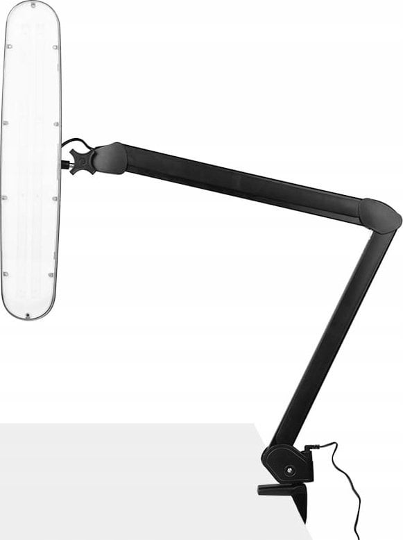 Activeshop Lampa warsztatowa led Elegante 801-l z imadełkiem reg. natężenie światła czarna