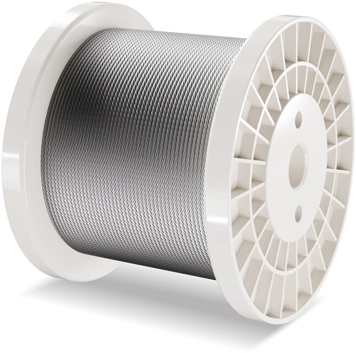 Lina stalowa 182m 316 nierdzewna zestaw z nożem i rękawicami