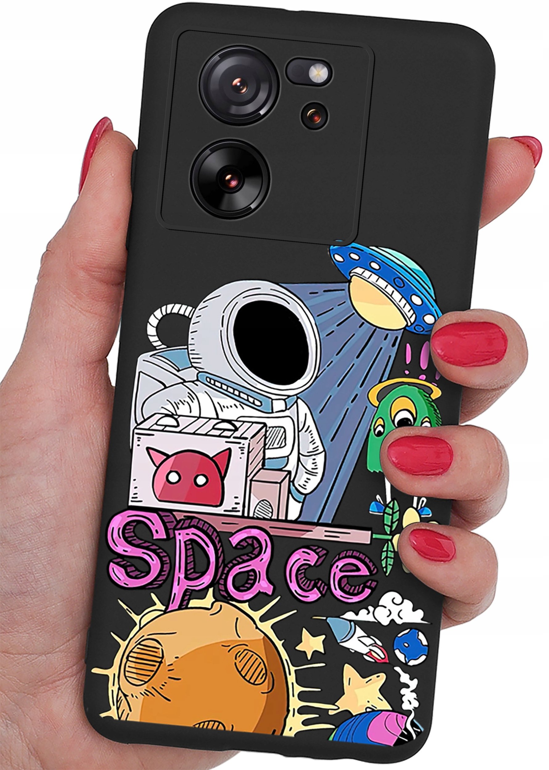 Etui do Xiaomi 13T | 13T Pro CASE WZORY MATT PLECKI + SZKŁO OCHRONNE 9H