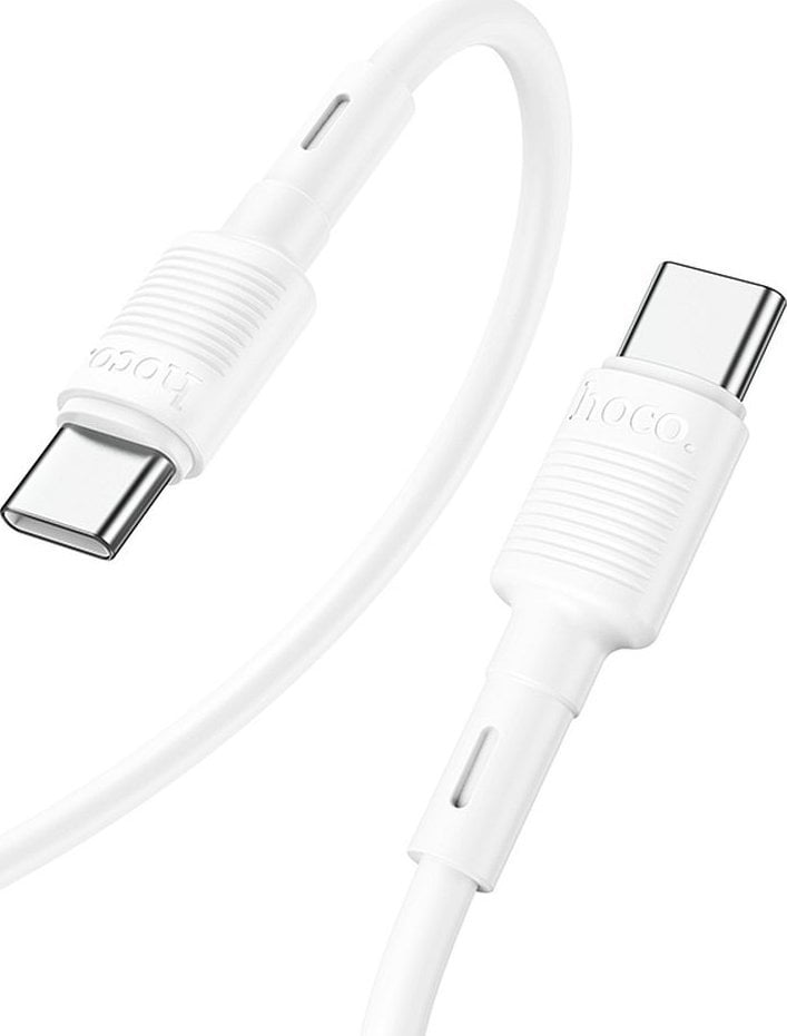 Kabel USB Hoco USB-C - USB-C 1 m Biały
